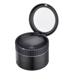 Champ High ⌀ 50mm Metal Grinder with Magnifier 4 Parts (black)