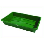 Garden tray without drainage holes, dark green, 38 x 25 x 5.5 cm