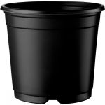 Кръгла работна саксия за разсад 1.5л  ⌀ 15см (мека пластмаса)