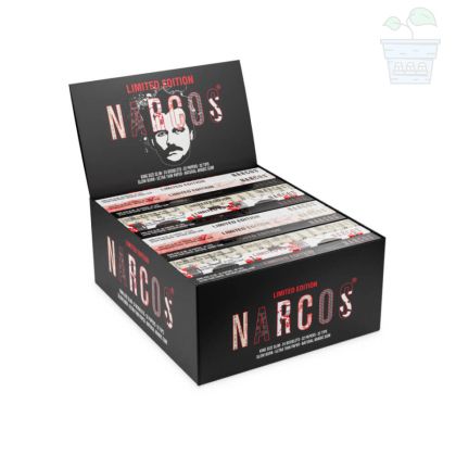 NARCOS KING SIZE SLIM+TIPS Limited series rolling papers