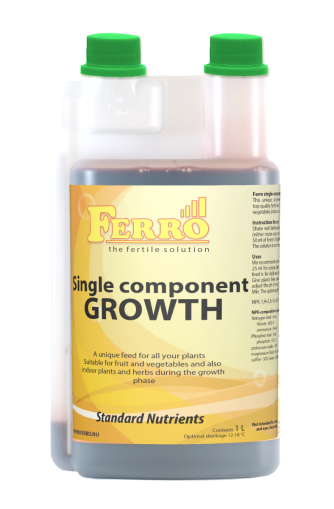 FERRO Single Component Growth 1L - fertilizer for growth (in soil / hydro, for tap water)