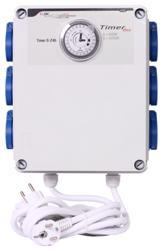 G-Systems Timer Box 6x600W, 2 circuits