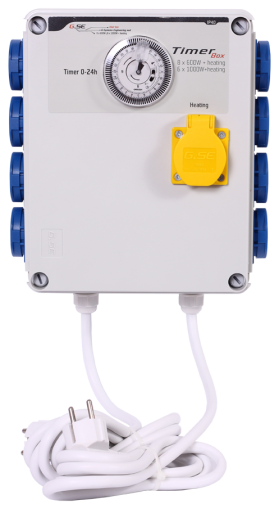 G-Systems Timer Box 8x600W + Heating, 2 circuits