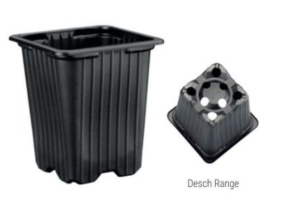 Square nursery pot 7 х 7 х 8cm (soft plastic)