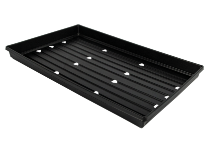 Flexible tray with large drainage holes for micro plants and seedlings 31 x 51 x 4 cm