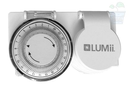 LUMii Heavy Duty Timer - Механичен Таймер - 24-часов, 220-240V, 16A, 3680W, за контакт