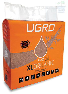 UGRO XL Organic - Пресовано Блокче от кокосов субстрат с Триходерма