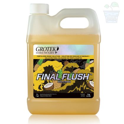 Grotek Final Flush Pina Colada 1л. - препарат за премахване на излишните соли (с аромат на пиня колада)