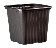 Square nursery pot 9 х 9 х 10cm (soft plastic)