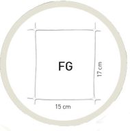 Professional support net for climbing plants and 2.04m x 1000m.