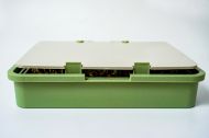 Babylon Garden hydroponic system for homes, size XS, 1 weekly harvests of sprouts or microgreens, smart app + GIFT