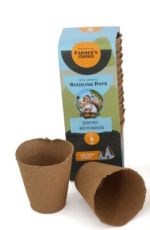 Farmer´s Choice biodegradable round seedling pots ⌀ 6 cm (24 pcs.)